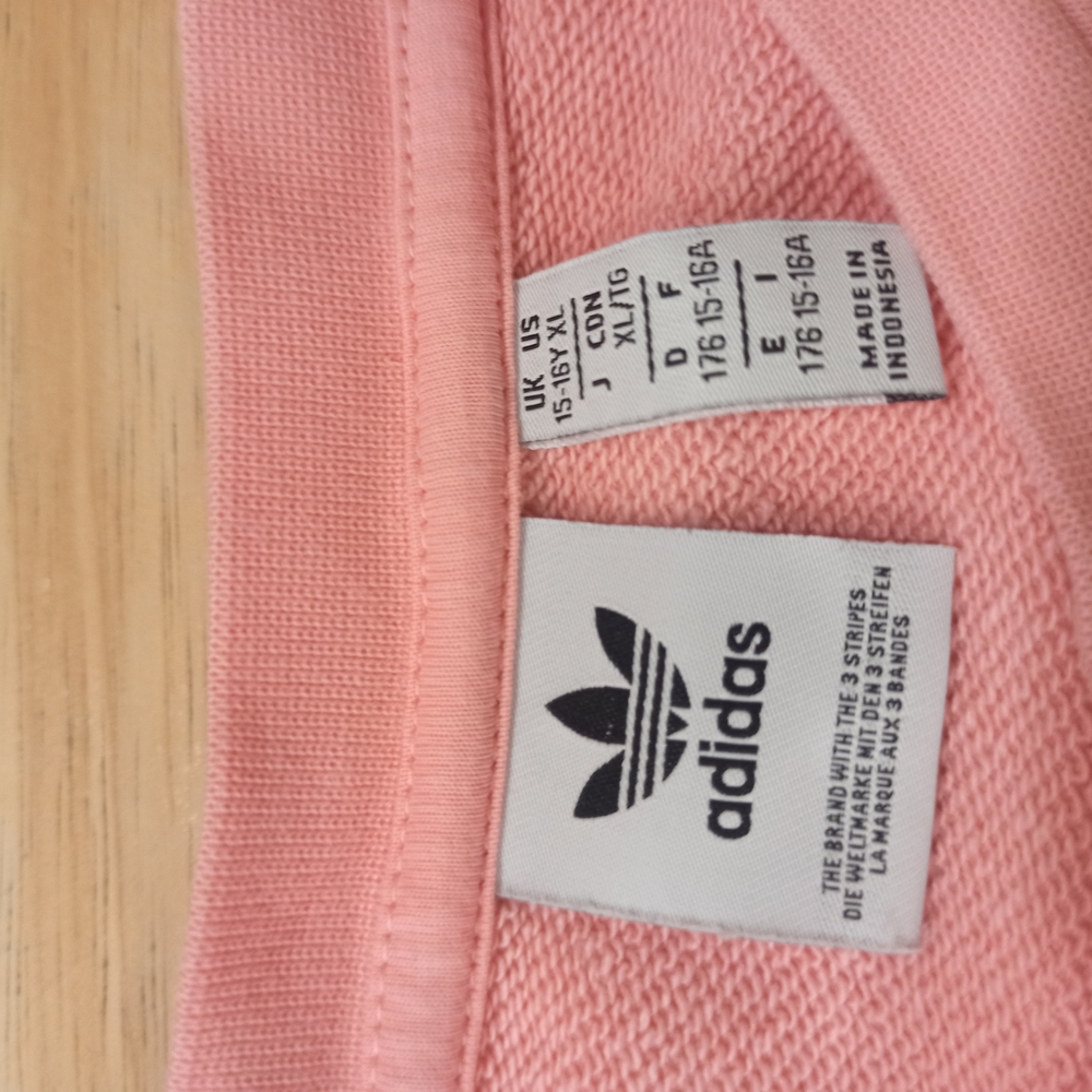 Adidas Pink and White Sweatshirt - Picture 6 of 16